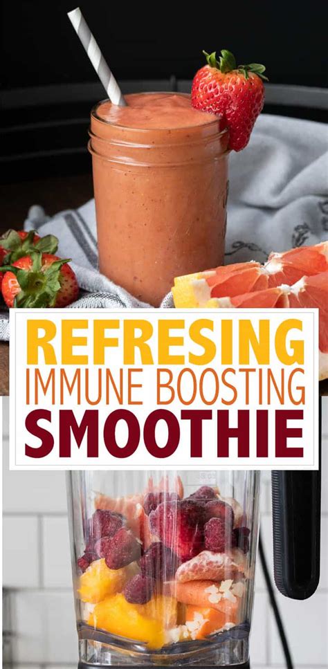Immune Boosting Smoothie For Wellness Recipe In 2020