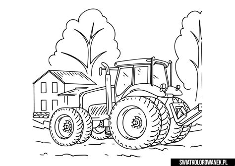 Traktory Kolorowanki Do Wydruku Latwa Kolorowanka Traktor E Images
