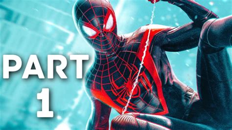 Spider Man Miles Morales Ps5 Gameplay Walkthrough Part 1 Intro 1080p