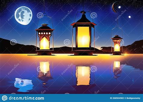 Ramadan Kareem Lanterns Illustration Of Islamic Culture Islamic Ramzan