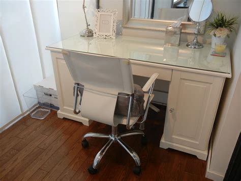 Next, you need metal braces, and custom shelving supports to complete this. IKEA LIATORP Desk in White With Upgraded Hardware & Custom Glass Top Oak Bay, Victoria