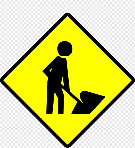 Roadworks Architectural Engineering Digging Sign Road Text Triangle