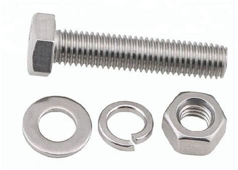 Stainless Steel Carbon Steel Bolt And Nut Assembly 8 8 10 9 Grade M16