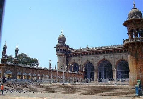 Mecca Masjid One Of The Famous Mosques Of Hyderabad City India