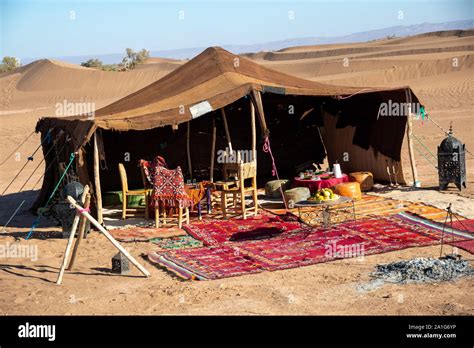 Wall Mural Two Nomadic Tents In The Sahara Ph
