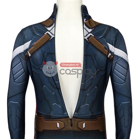 Captain America The Winter Soldier Steve Rogers Cosplay Costume Captain