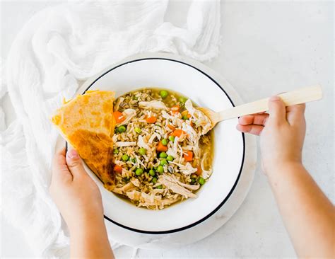 It takes about 40 minutes to prep, but the time is worth it. Chicken & Rice Soup with Cheese Quesadillas- Recipes for ...