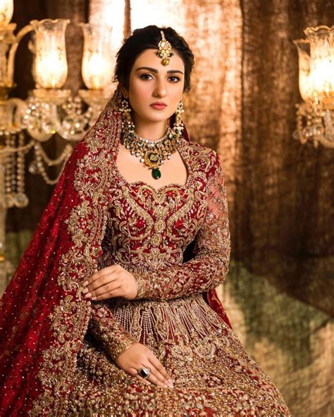 Gorgeous Sarah Khan Looks Radiant In Her Latest Bridal Shoot Reviewitpk