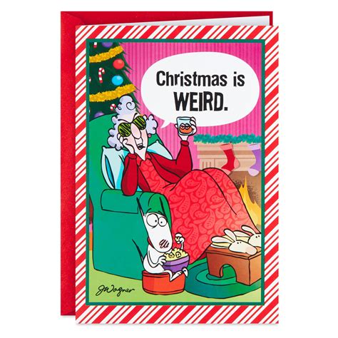 maxine™ christmas is weird funny christmas card greeting cards hallmark