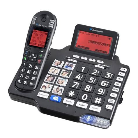 Clearsounds Dect 60 Digital Amplified Deluxe Phone With Bluetooth Cls