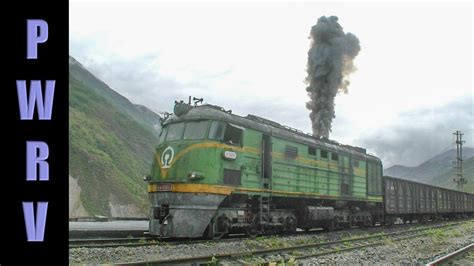 Chinese Railways Df Diesel Start Up At Yuexi Very Rare Footage Of