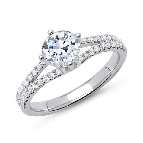 Brilladia Diamond Ring 14ct White Gold Dr0150sl 14kw