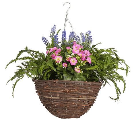 Artificial Wild Flower Hanging Basket Blooming Artificial