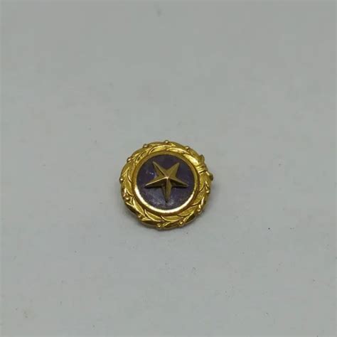 Vintage Ww2 Kia Gold Star Mothers Us Military Lapel Pin Button 1947