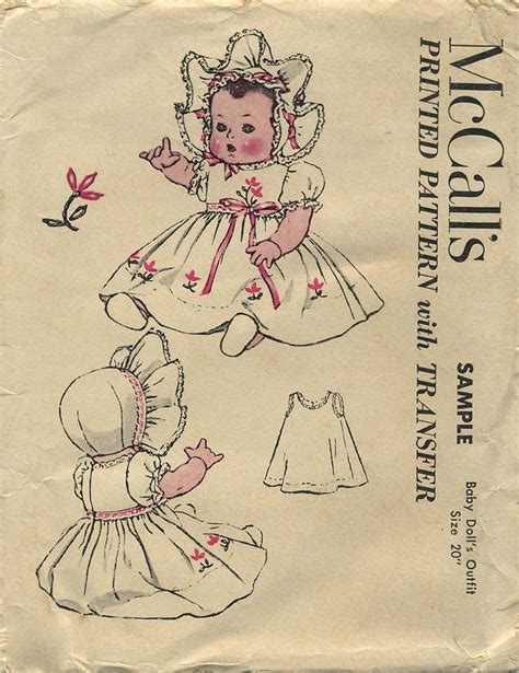 Pin On My Vintage Doll Clothes Sewing Patterns