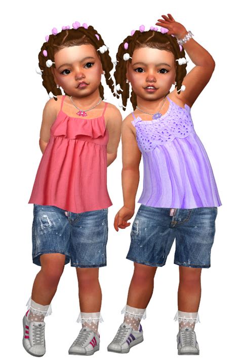 Littletodds Models Kellynandkira Hairandclips The Sims 4 Toddlers