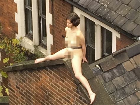 Naked On Rooftop Telegraph