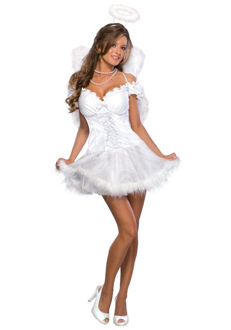 Adult Heavenly Angel Costume Halloween Costume Ideas 2019