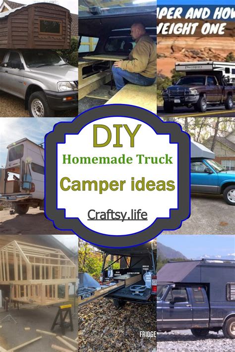 15 Homemade Truck Camper Ideas For Picnic Craftsy