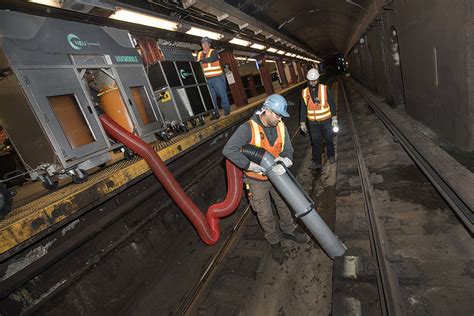 The Mta Is Testing New Portable Vacuum Cleaning System Along Queens