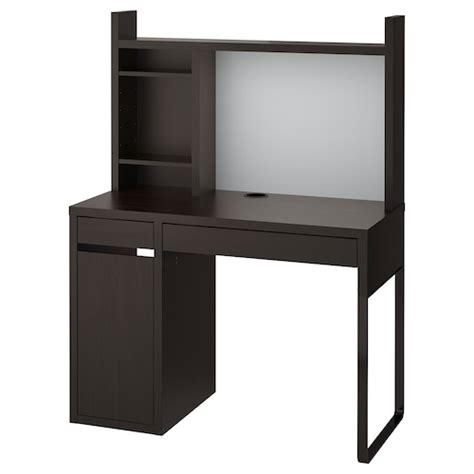 Micke Desk Black Brown 105x50 Cm Ikea