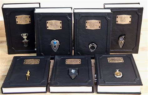 Leather Bound Harry Potter Books With Insetremovable Bookmarks