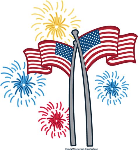 Fourth Of July 4th Of July Fireworks Border Free Clipart Images Clipartix