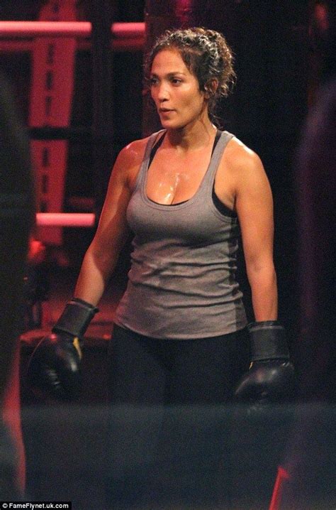 Ready To Rumble Jennifer Lopez Donned A Pair Of Boxing Gloves And