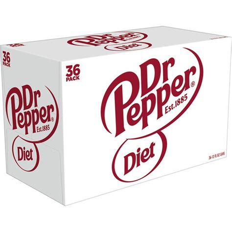 Diet Dr Pepper 36 X 12 Fl Oz Costco Food Database