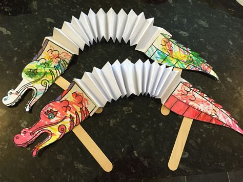 Chinese Dragon Puppets From Crayola Simple And Loved By The Children