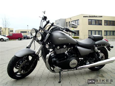 Meet the thunderbird's punky cousin. 2011 Triumph Thunderbird Storm 1700 ABS model 2013