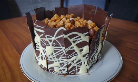 Decadent Chocolate Tower Cake Baldhiker