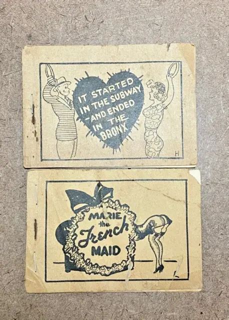 2 Tijuana Bible 8 Pager Vintage Golden Age Erotic Risque X Rated Lot 1930’s 2 25 Picclick