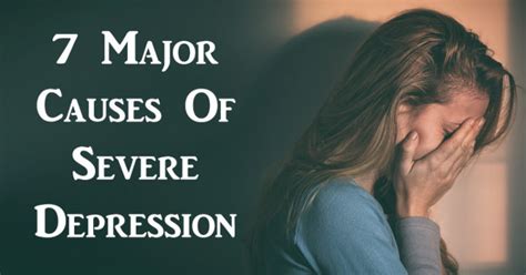 7 Major Causes Of Severe Depression And How To Avoid It David Avocado Wolfe