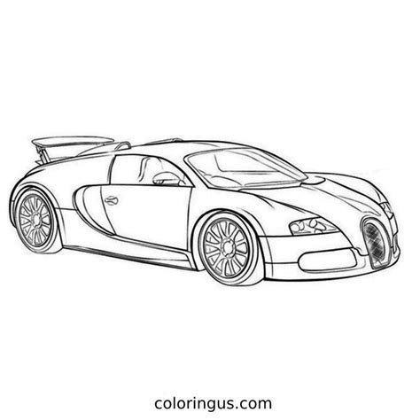 Bugatti Coloring Page In 2023 Race Car Coloring Pages Cars Coloring