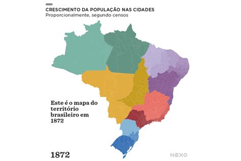 0,97 homens/mulher (2018 est.) taxa de mortalidade infantil. Urban Demographics: Mapped history of population expansion in Brazil
