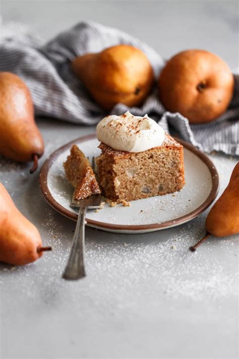Spiced Almond Pear Cake Easy Pear Cake Recipe A Beautiful Plate
