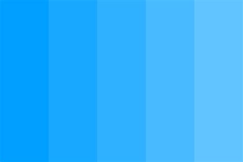 Sky Blue Fade Color Palette