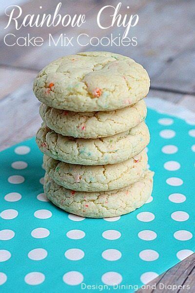 Betty crocker super moist literally leave the cake so fluffy and not dry, it actually has it moist at the end! Rainbow Chip Cake Mix Cookies - Taryn Whiteaker
