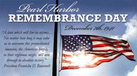 Today We Honor And Remember Those Killed On December 7 1941 At Pearl