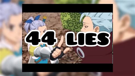 Ban X Jericho Edit 44 Lies Short Seven Deadly Sins Amv Youtube