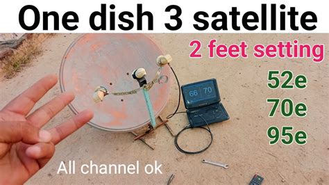 One Dish Satellite Feet Multi Setup Eutelsat E With Nss E