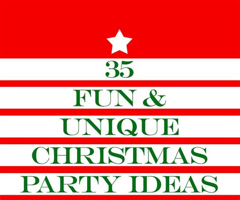 35 Fun Christmas Party Ideas And Themes