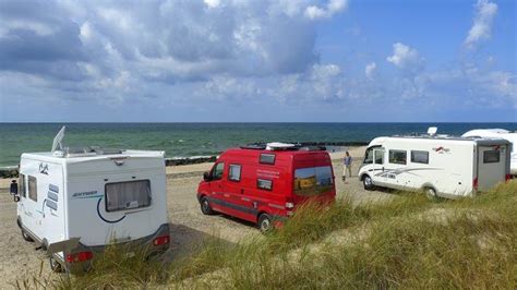 .heißt urlaub im land der tulpen, windmühlen und radwege. Jütland Nordsee Ringköbing Dänemark Wohnmobil-Stellplatz ...