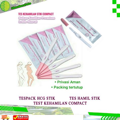 Jual Skr Testpack Colloidal Stik Compact Hcg Test Pack Tespek Alat