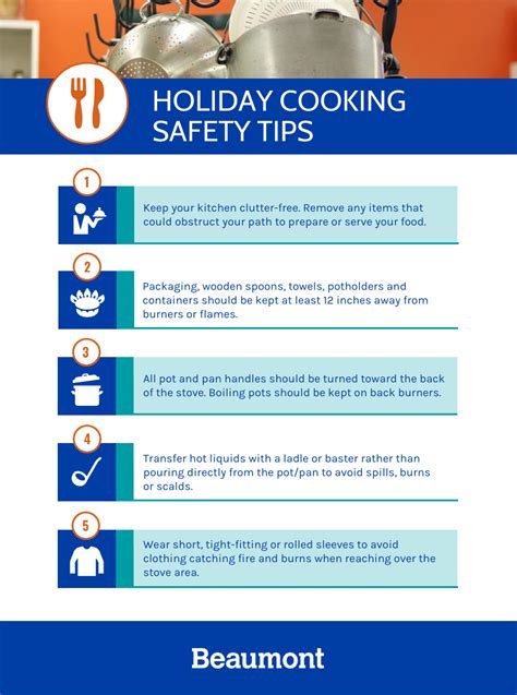 10 Holiday Safety Cooking Tips Beaumont Health