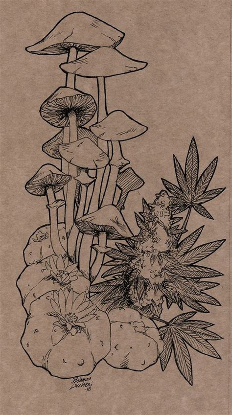 You can allso insert weed drawing graffiti in your document or presentation. Handmade Notebooks Covers by Bianca Lucchesi, via Behance ...