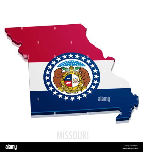 Map Of Republic Missouri Cut Out Stock Images And Pictures Alamy