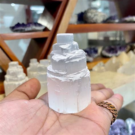 selenite tower 5d healing crystals