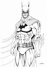 Coloring Batman sketch template